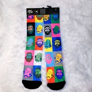 Brand New with Tag Mens Cheech & Chong Pop Art Crew Socks